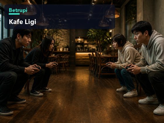 Kafe Ligi modunda iki kişilik takımın dar arenada açı tuttuğu anı gösteren kare